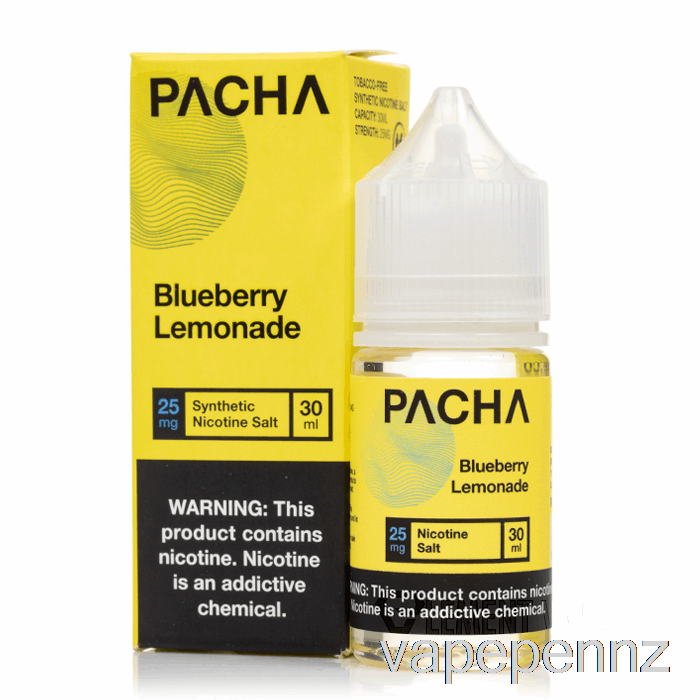 Blueberry Lemonade - PACHA Salts - 30mL 25mg VAPE NZ